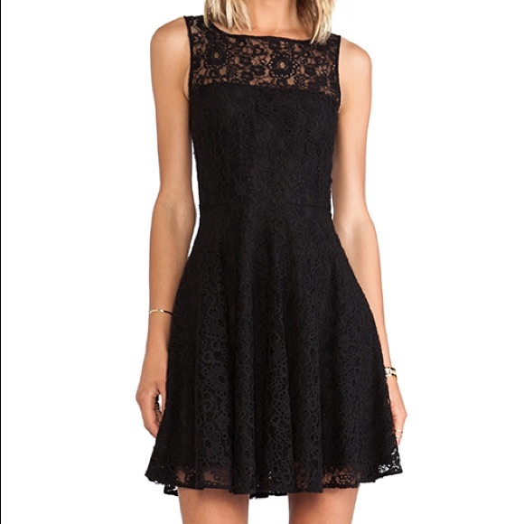 BB Dakota Dresses & Skirts - BB Dakota black lace Cypress dress NEW!